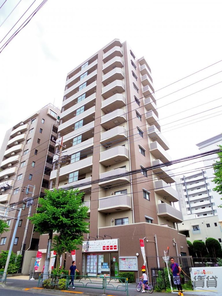 【武蔵野市中町のマンションの建物外観】