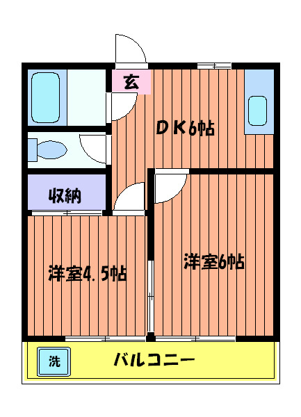 メゾン聖武の間取り