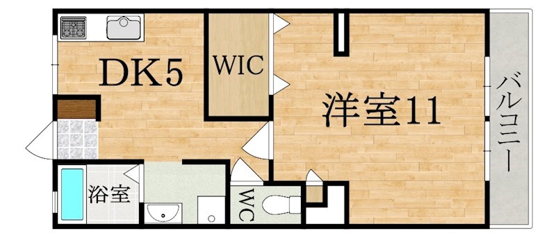 マンション香蘭の間取り