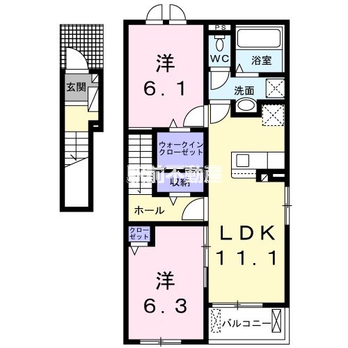 シンフォニー　Iの間取り