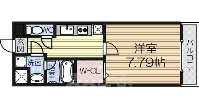 カサアスールの間取り