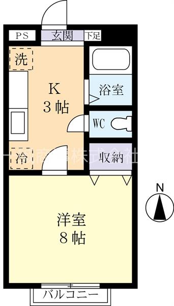 【メゾンデ・モアの間取り】