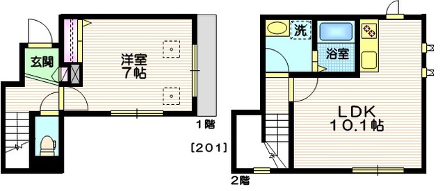 ファミールコート　N棟の間取り