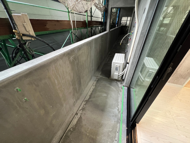 バルコニー　※写真は１０１号室