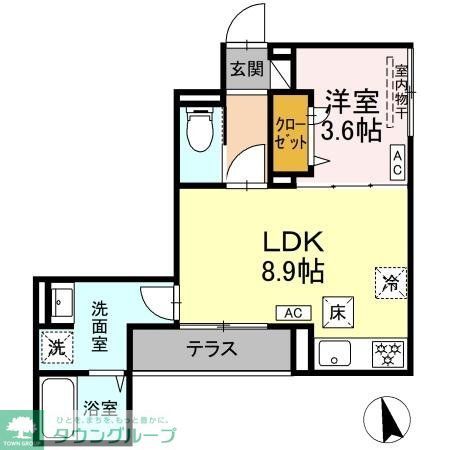 葛飾区堀切のアパートの間取り