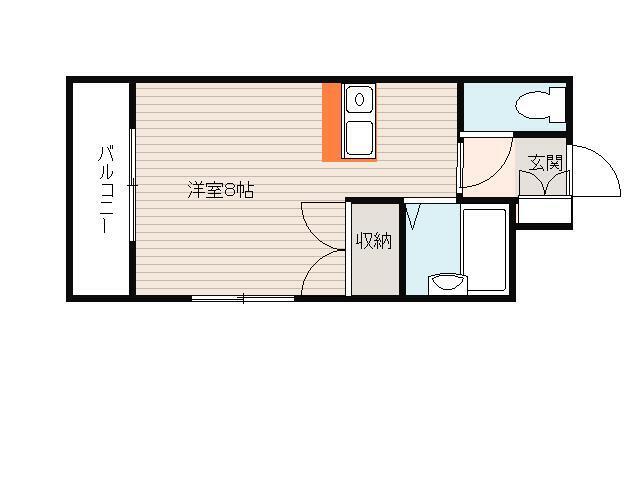 大津市竜が丘のマンションの間取り