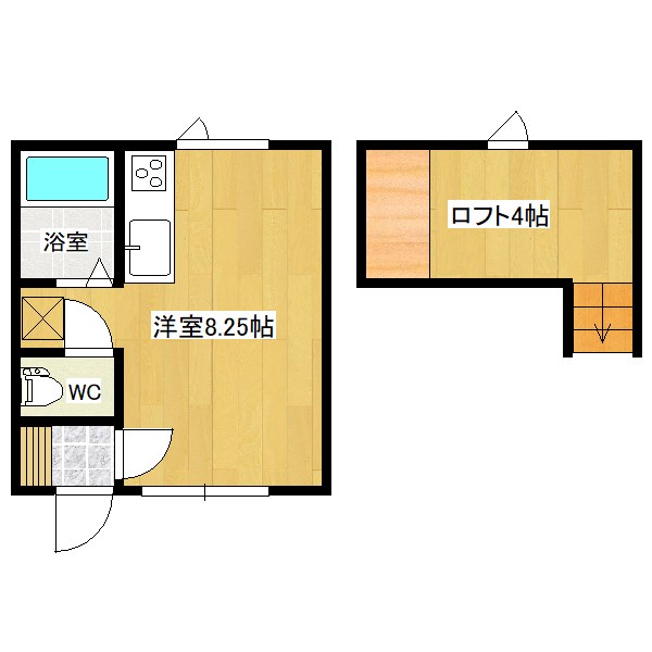 コーポ市田の間取り