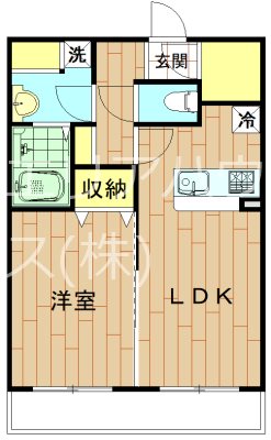 神奈川県川崎市中原区木月１（マンション）の賃貸物件の間取り