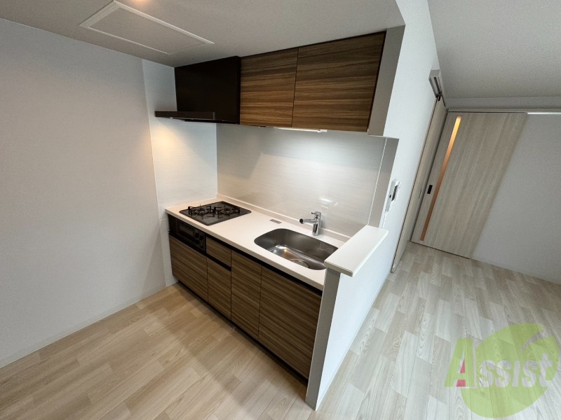 キッチン　システムキッチンなので、すぐお料理に使えます！