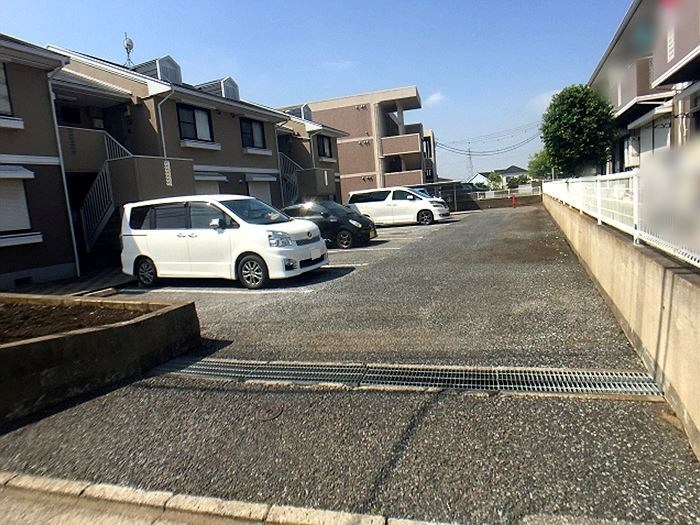 駐車場　駐車場要空き確認。