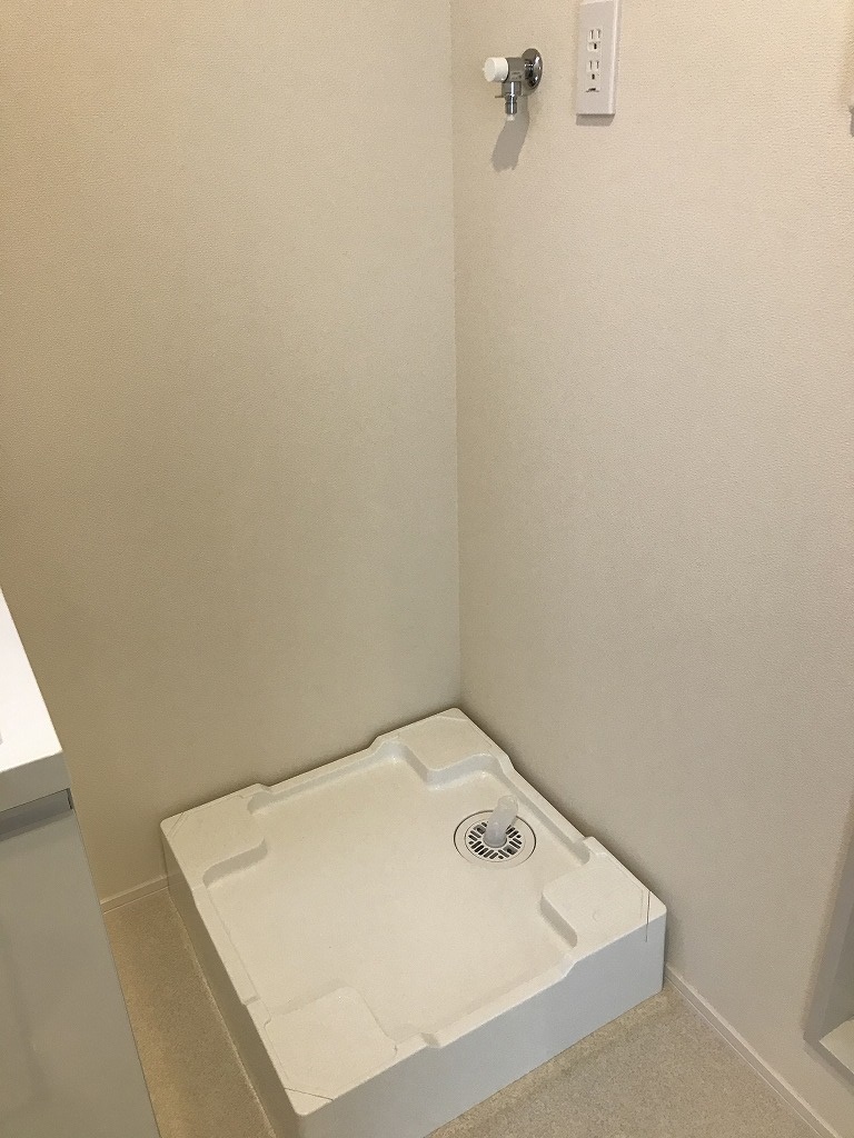 洗面設備　室内洗濯機置き場