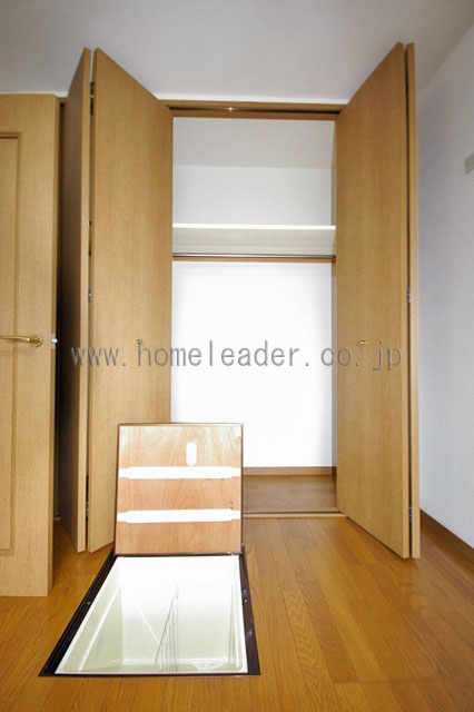 収納　一番大きな収納！見上げ見下ろすほどの容量