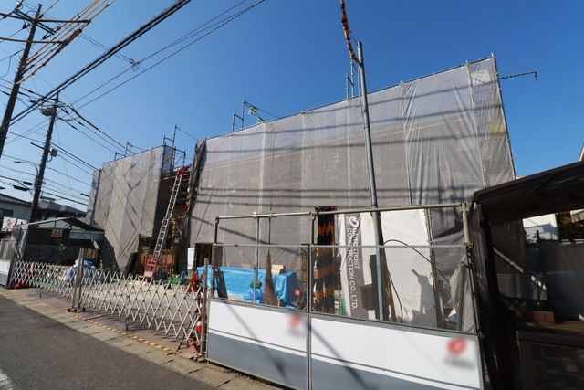 建物外観　建築当時写真