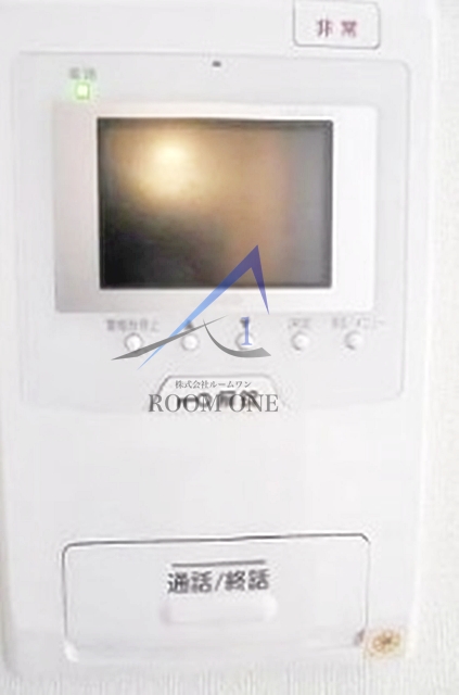 セキュリティ　モニター付きインターホンです。