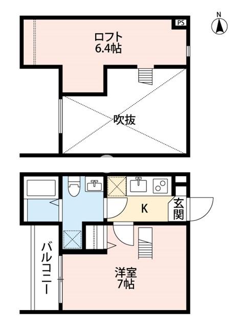 サンテラス西岩田の間取り写真