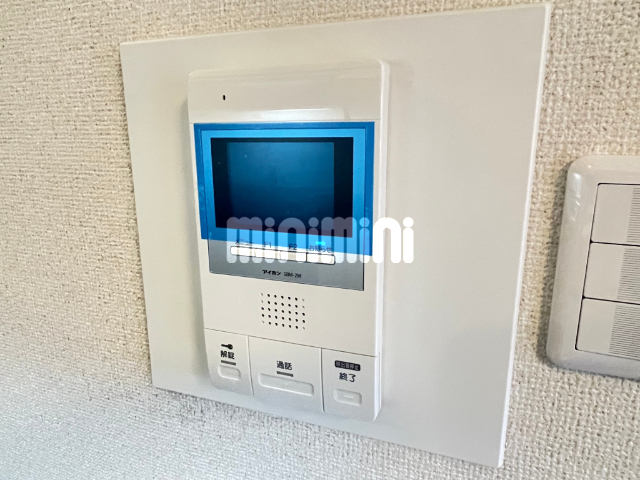 セキュリティ　モニター付きインターフォンです