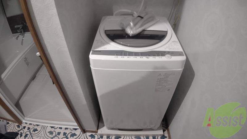 その他設備　洗濯機置場です。大きい洗濯でも入りそうですね