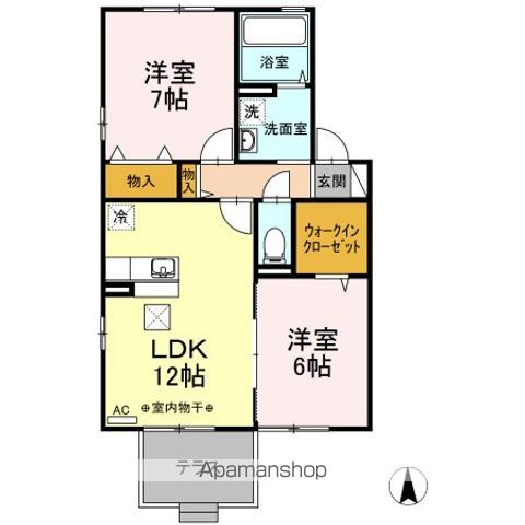 コンフォール Cの間取り写真
