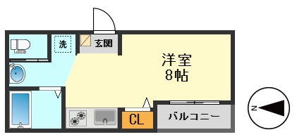 京成本線 京成高砂駅 徒歩8分 2階建 築9年の間取り写真