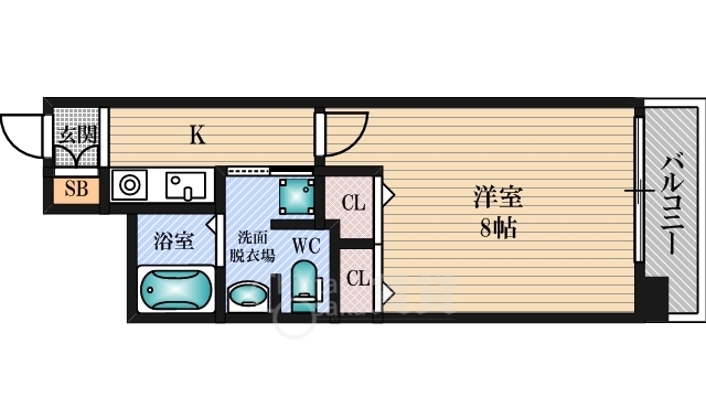 アスリート新大阪2の間取り写真