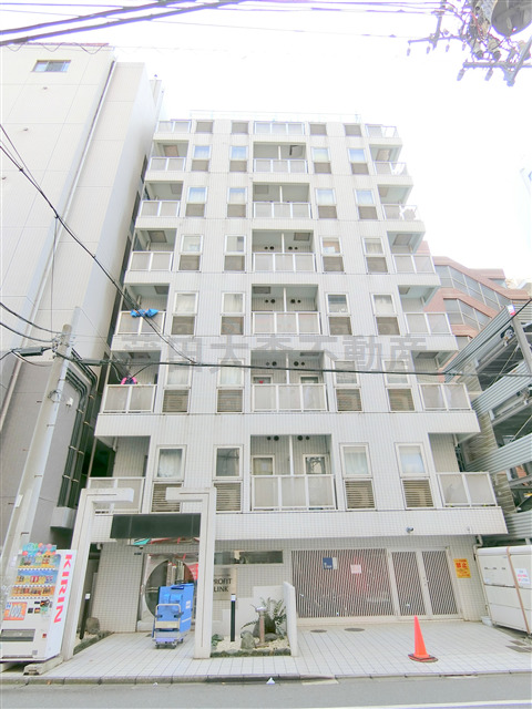 建物外観　1992年3月築　SRC鉄骨鉄筋コンクリート造10階建て1R