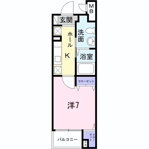 ビリーブの間取り写真