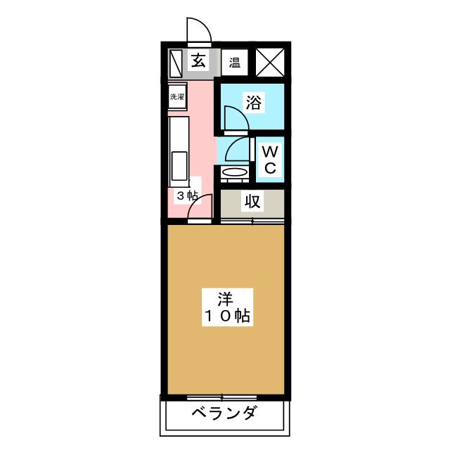 クレセントハウス・七瀬の間取り写真