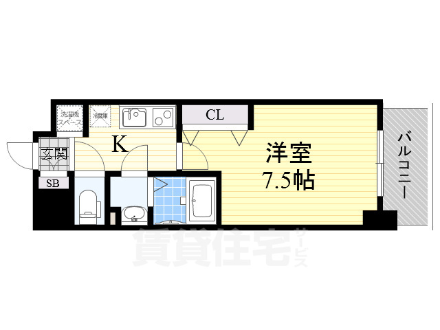 Luxe上新庄の間取り写真
