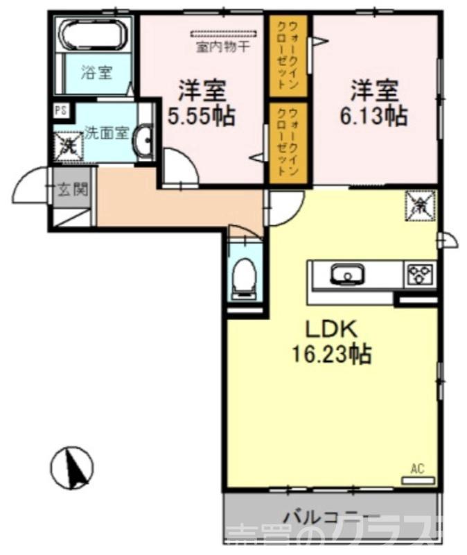 地下鉄御堂筋線 なかもず駅 徒歩25分 3階建 築7年の間取り写真