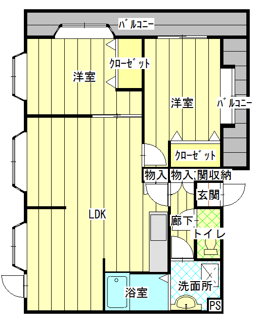 ベル・ド・ジュール田園調布2-C号室の間取り