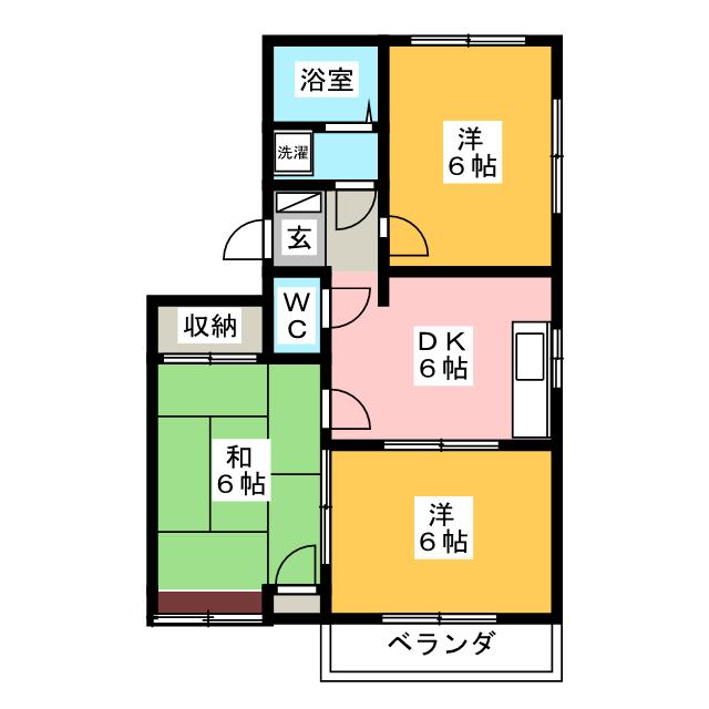 エスポワール豊岡の間取り