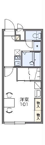 レオパレス小林の間取り