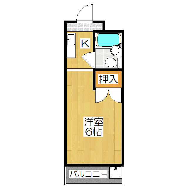 カサクレール北村の間取り