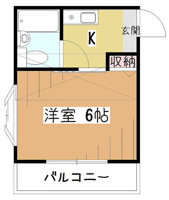 クリスタルハイツVIの間取り