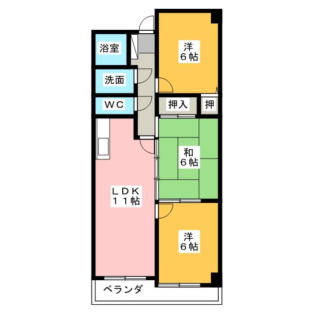 ビルド相川の間取り