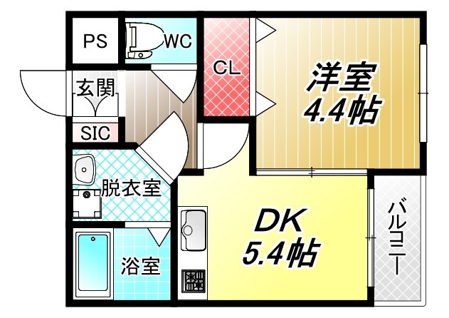 フウキパレス山本の間取り