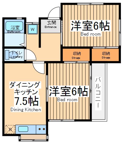 エヌケーハイツの間取り