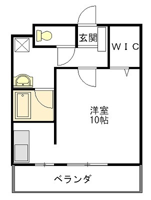 メゾン　トルヴェールの間取り