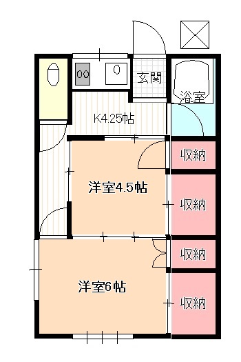 スカイハイツの間取り