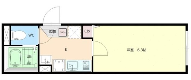 6th Residence AYASEの間取り