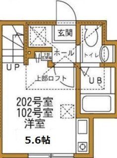 横浜市戸塚区上倉田町のアパートの間取り