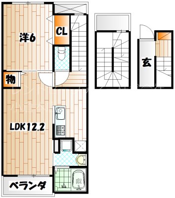 ポルタコスタ A棟の間取り