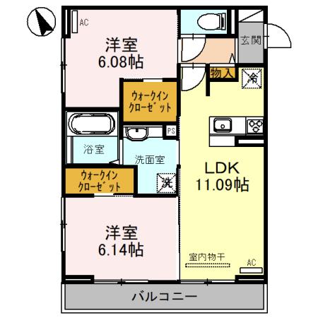 D-Place阿保の間取り