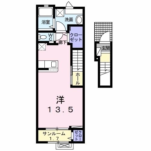 ルミエール　弥栄Iの間取り