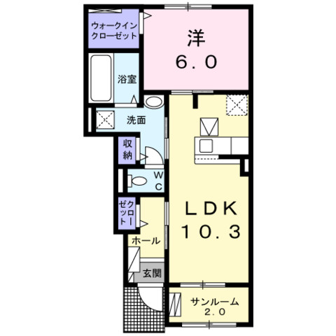 ナウエル６の間取り