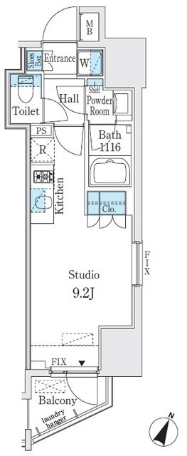 GLACIER神保町の間取り