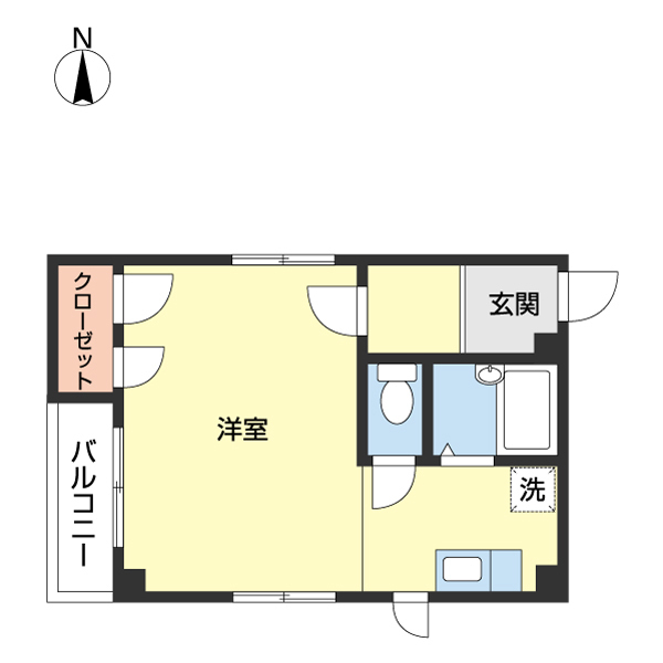 スカイハイツIの間取り