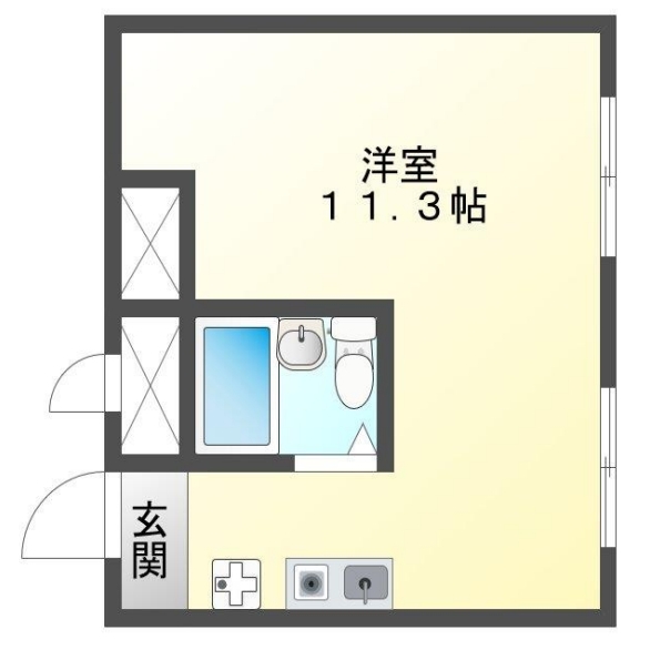 しらさぎメモリアルの間取り