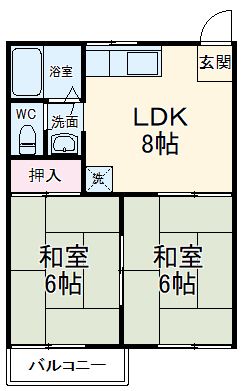 アイティーオー三滝台の間取り