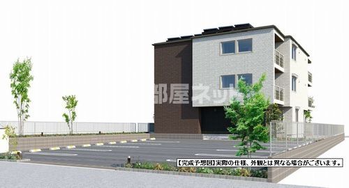 【深谷市東大沼のマンションのバルコニー】